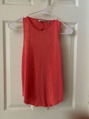Athleta Coral Sleeveless Keyhole Workout Tank